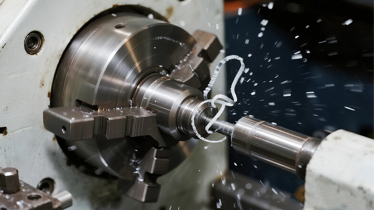 مشهد التصنيع الآلي الذي تقوم به مخارط CNC