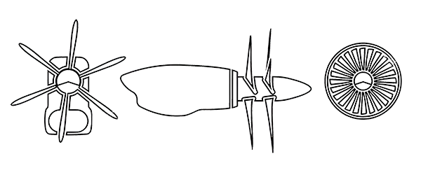 dibujo de componentes estructurales aeroespaciales