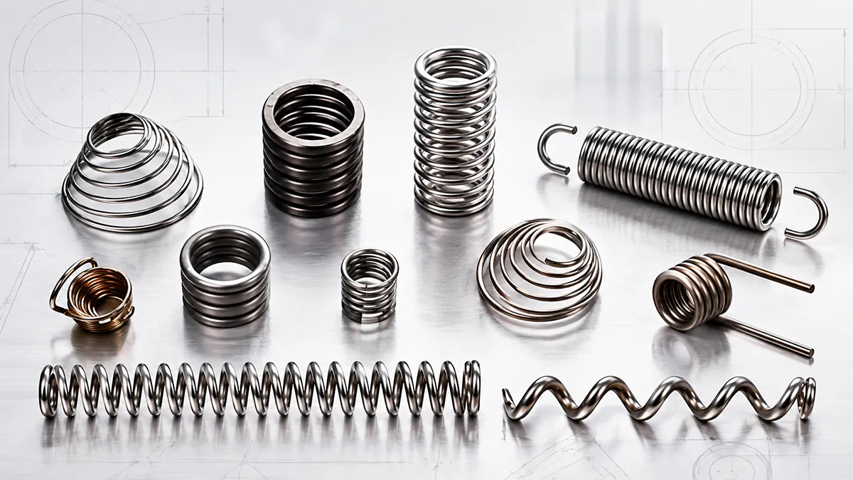 types of springs in manufacturing