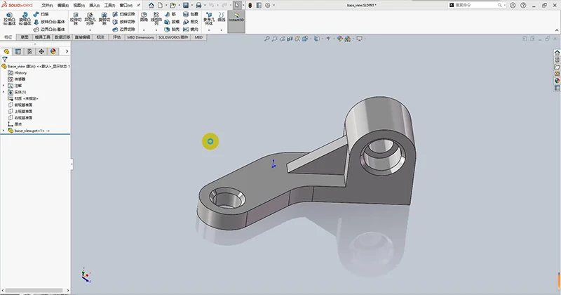 use solidwork open iges file