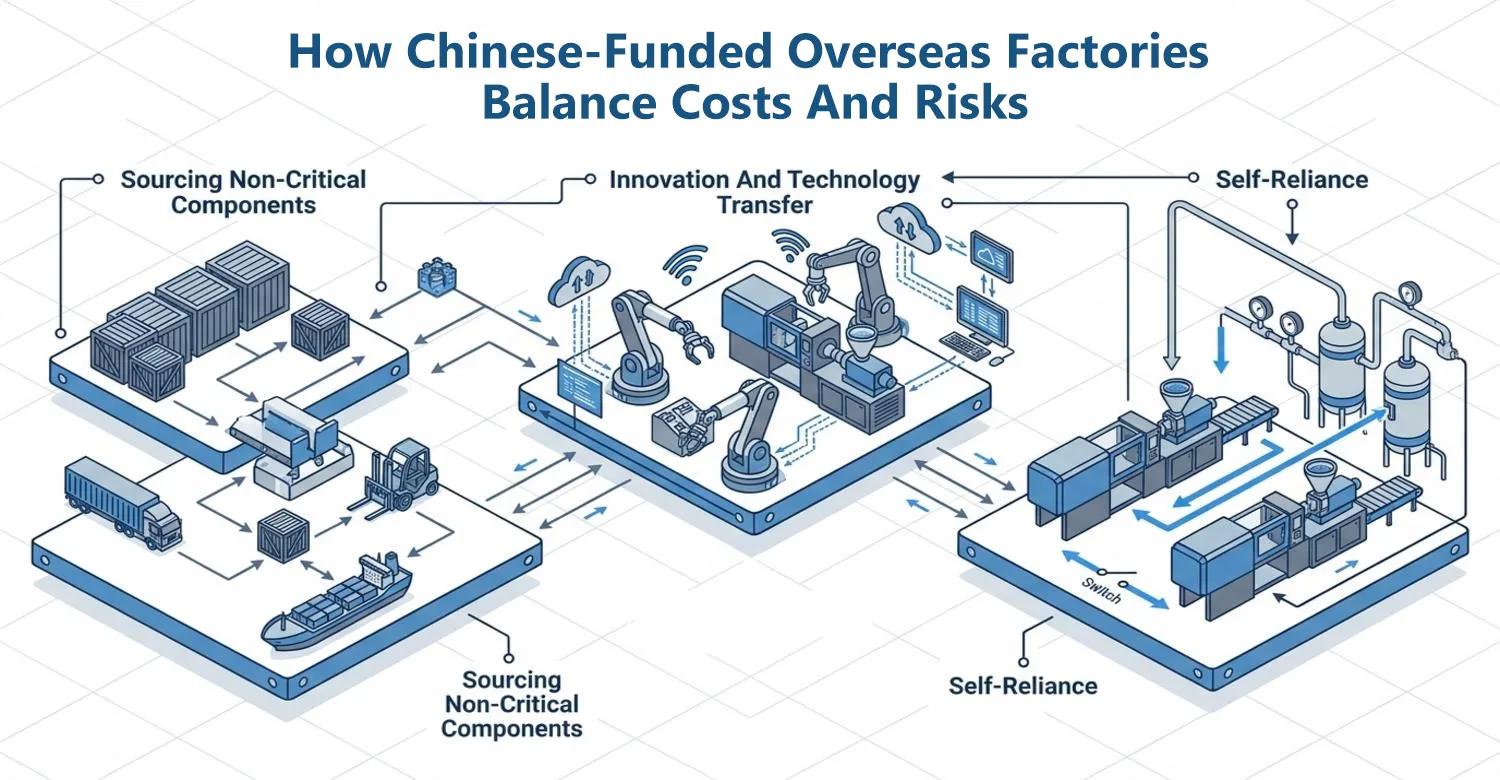 Chinese funded overseas factory cost risk balance supply chain layout