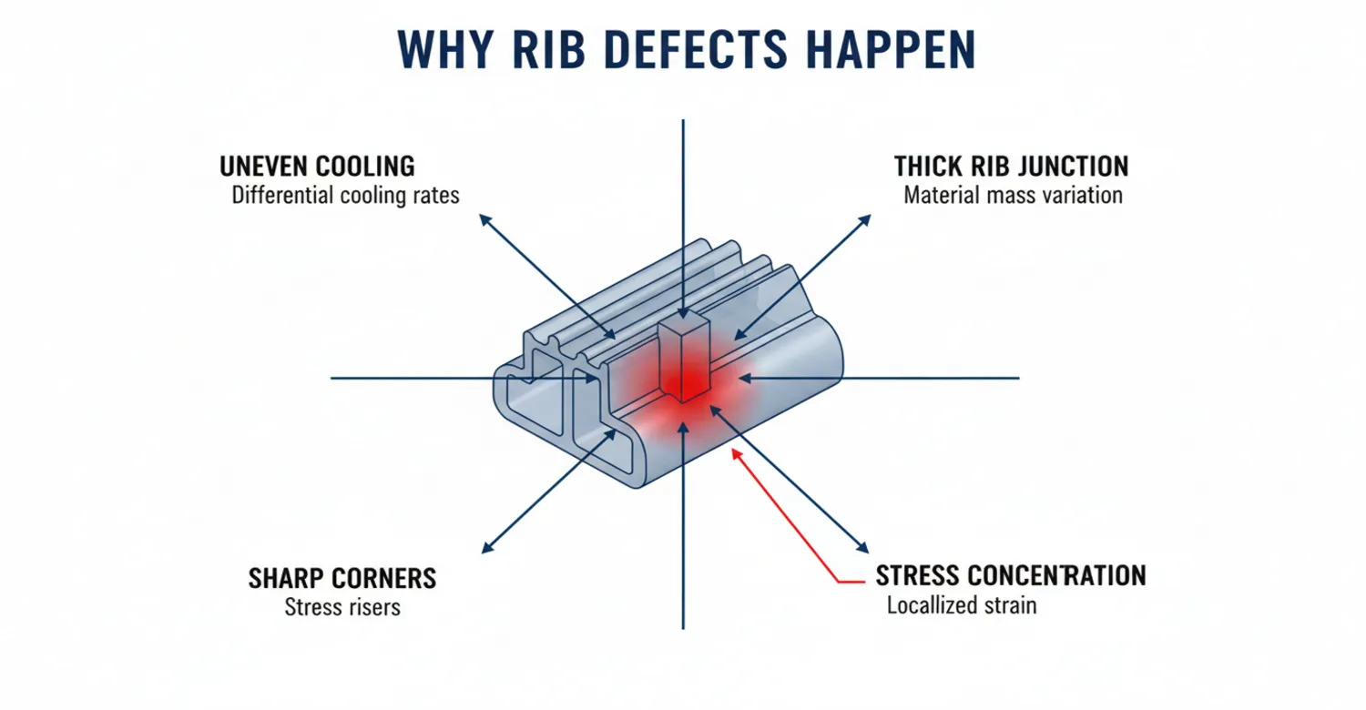 the main causes of rib defects