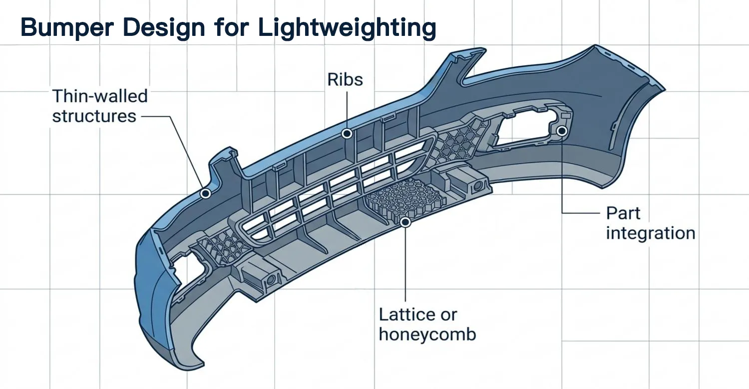 Bumper Design for Lightweighting