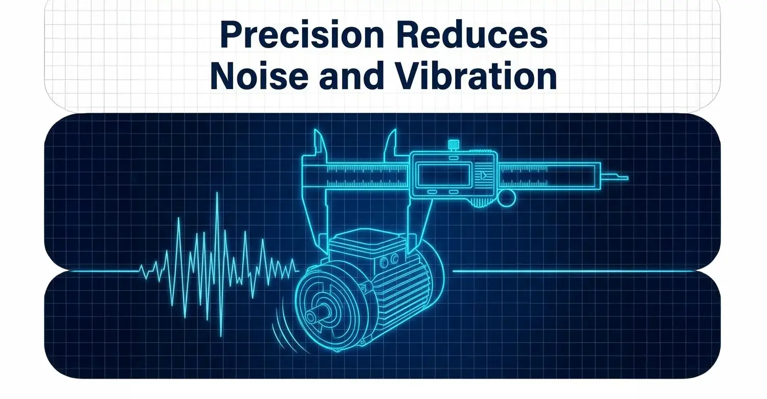 Precision manufacturing reduces noise and vibration in EV parts