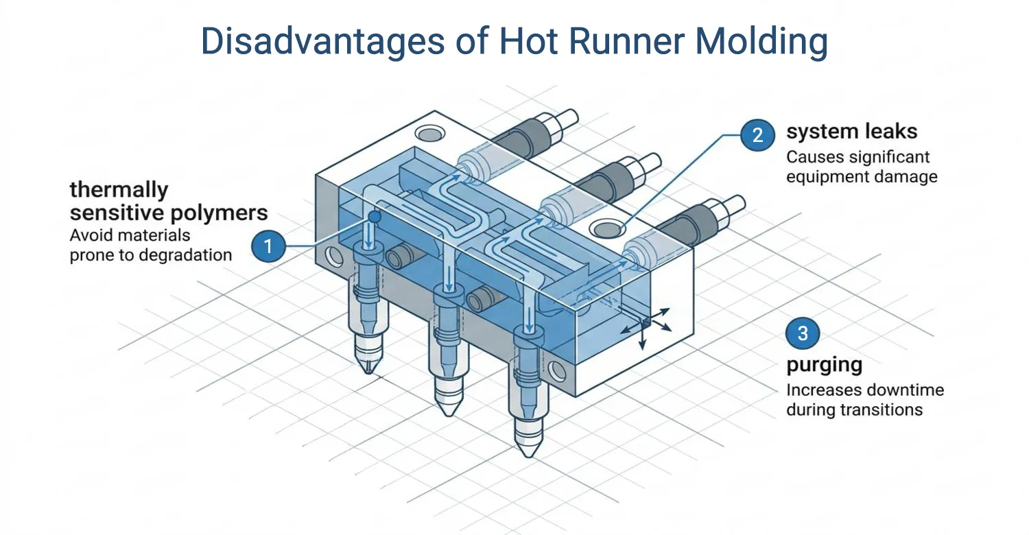 common technical challenges and maintenance risks in hot runner systems