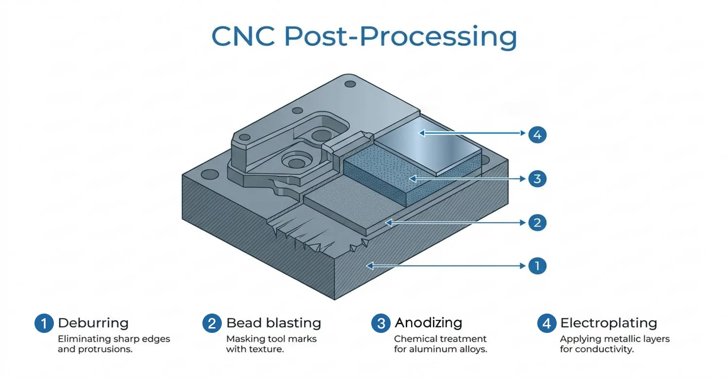 Post-Processing For CNC Parts