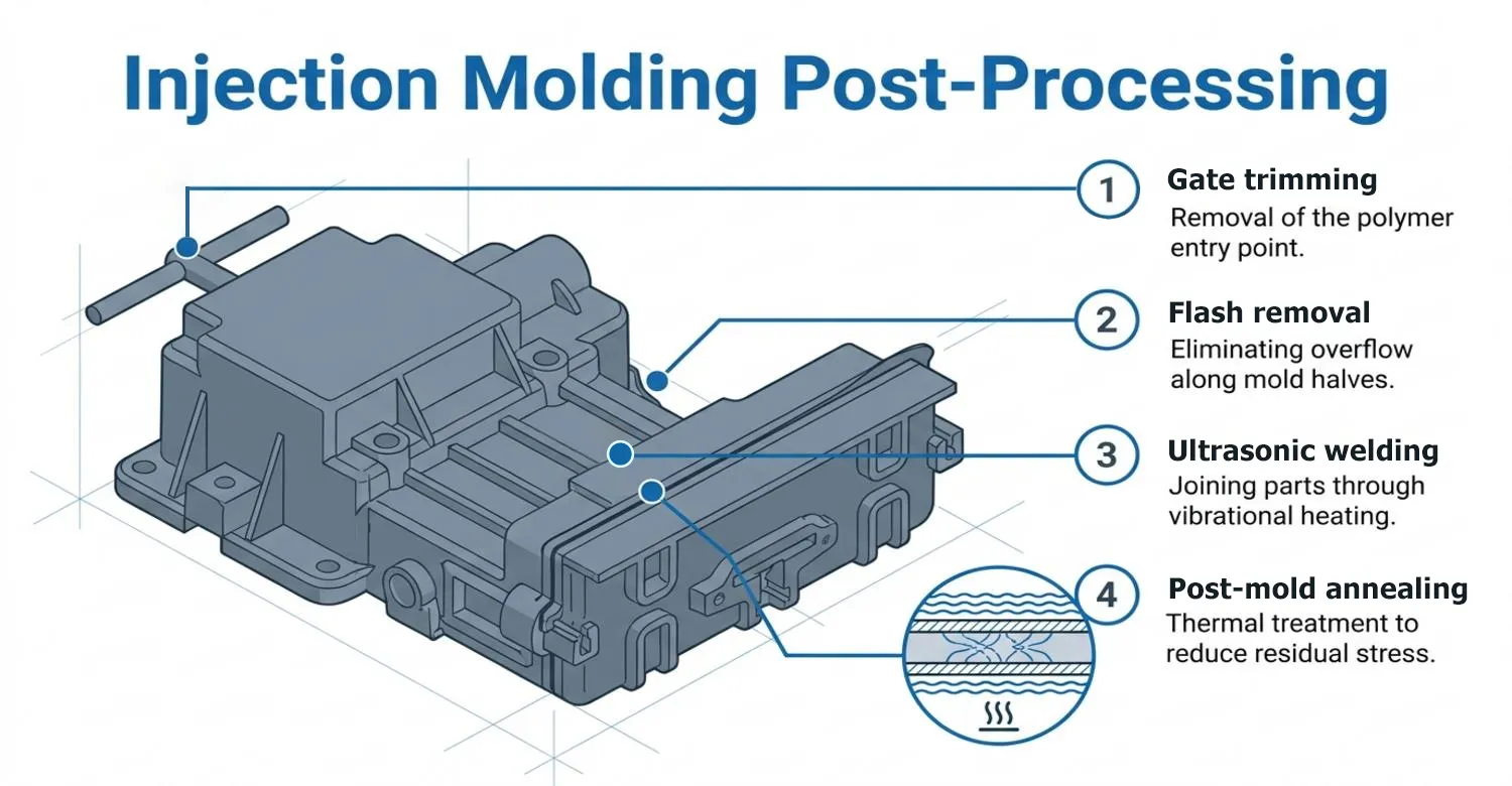 Post-Processing For Injection Molded Parts
