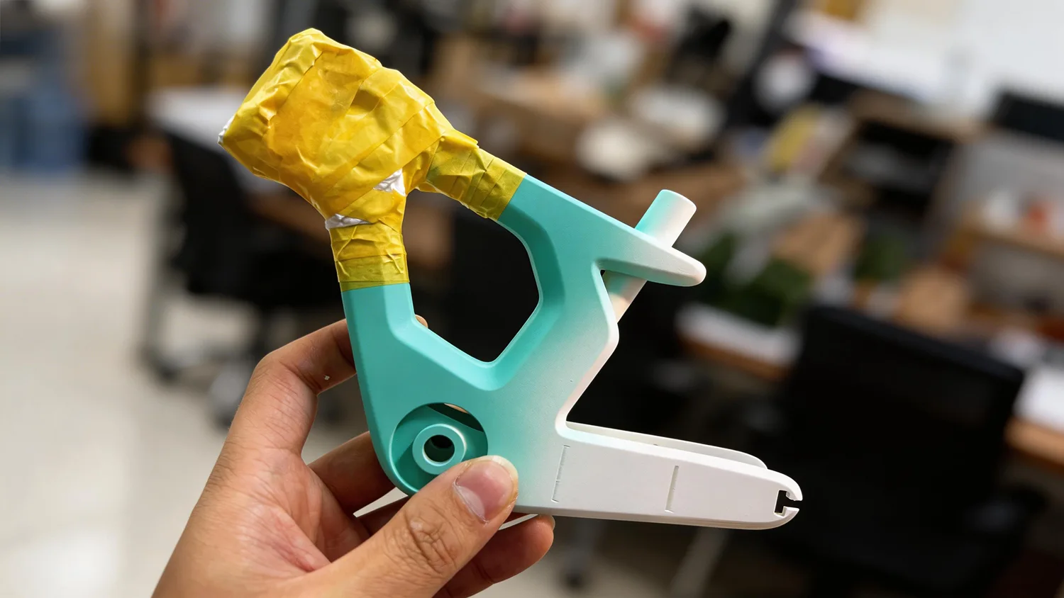 post-elaborazione di una parte stampata in 3d
