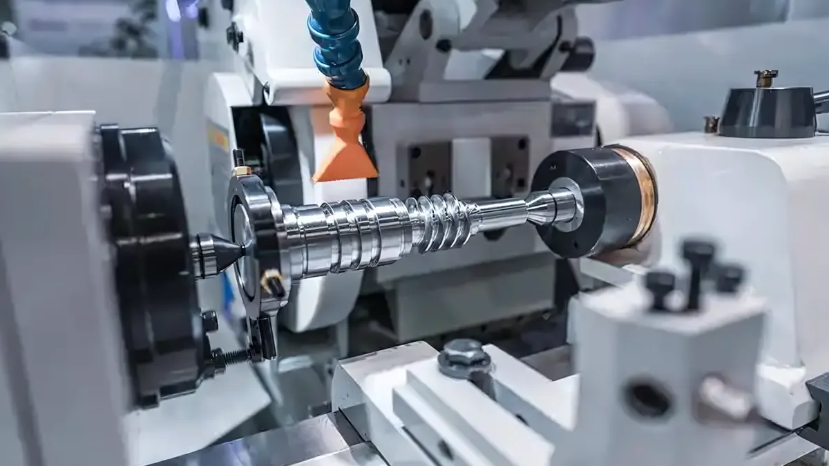 工厂内的数控铣削加工