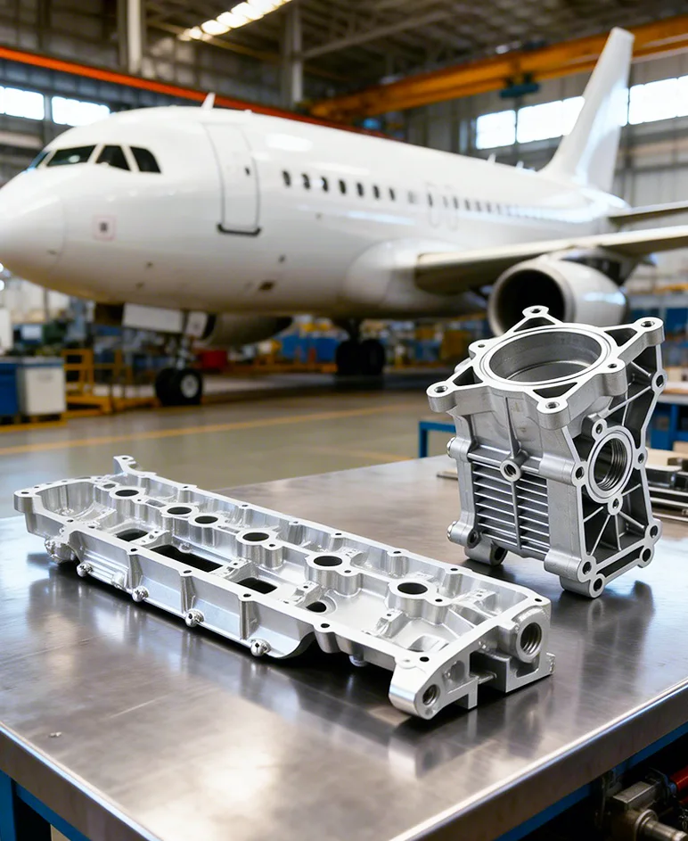 Machined aluminum rapid prototype aerospace components