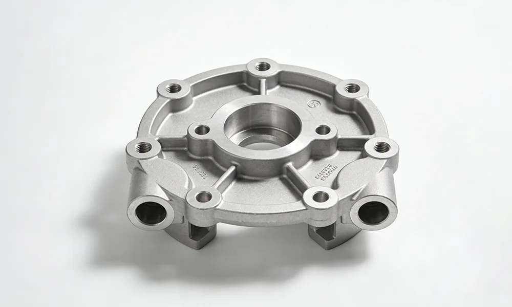 Sand-blasted rapid prototype aluminum cover