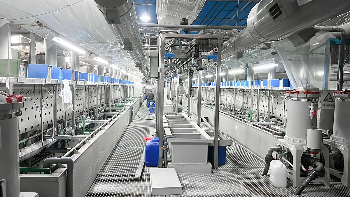 镀锌和镀镍工厂