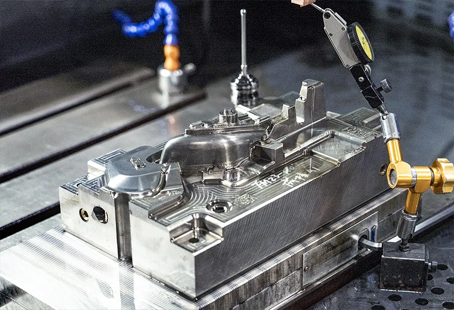 First Mold uses precision five-axis and EDM technology to produce industrial mold components.