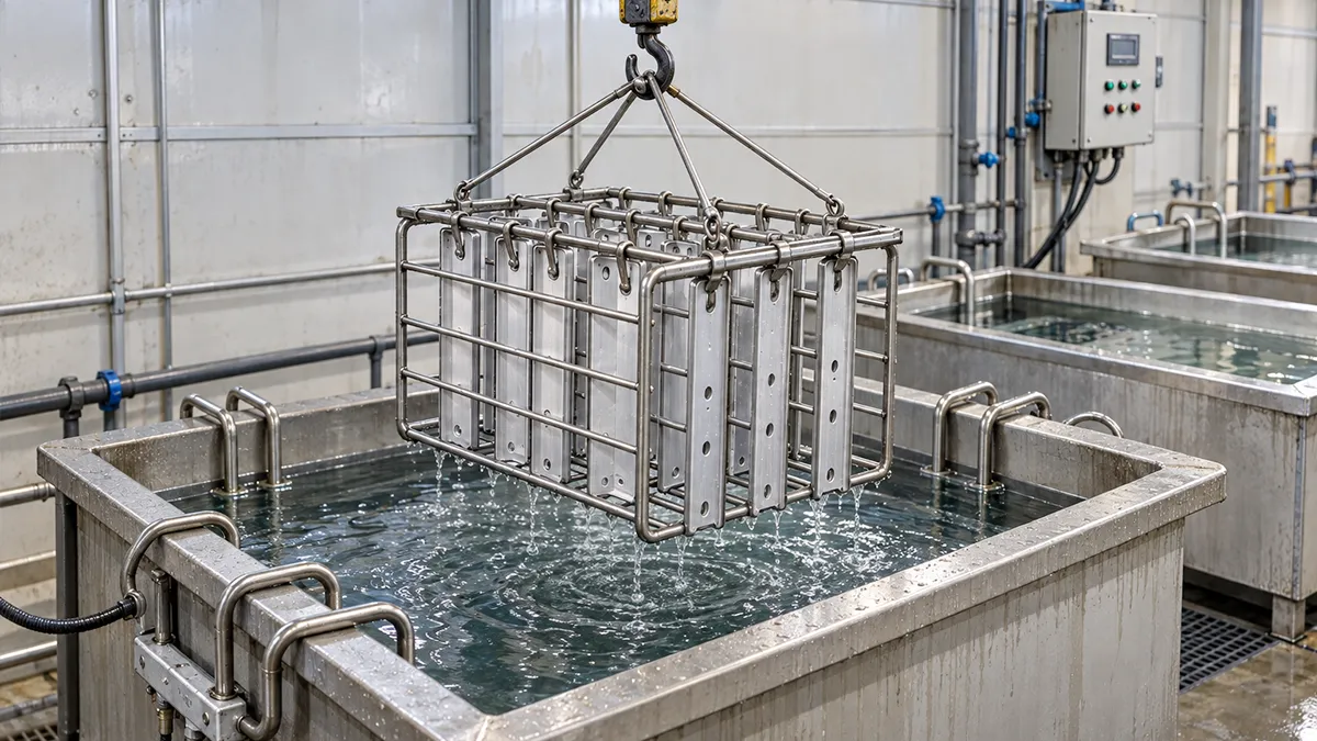 anodizing process at first mold