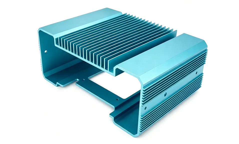Anodized 5000 series aluminum enclosure