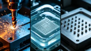 Comparaison des procédés d'usinage mécaniques, chimiques et électrochimiques