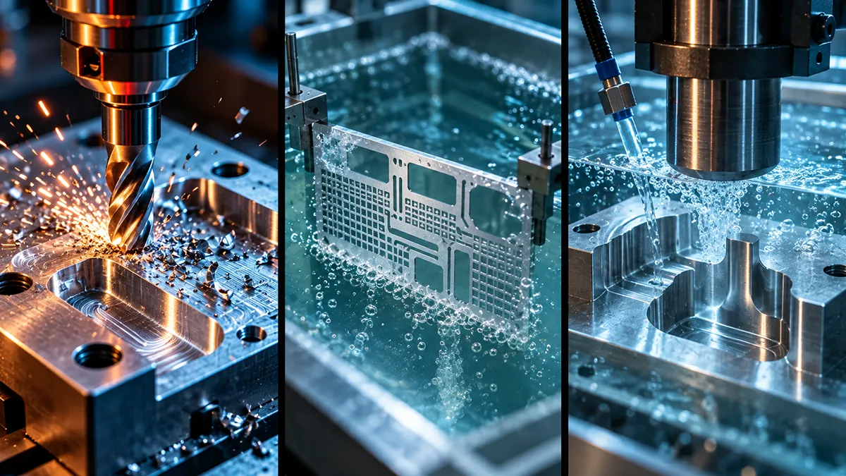 mechanical machining chemical machining and electrochemical machining processes