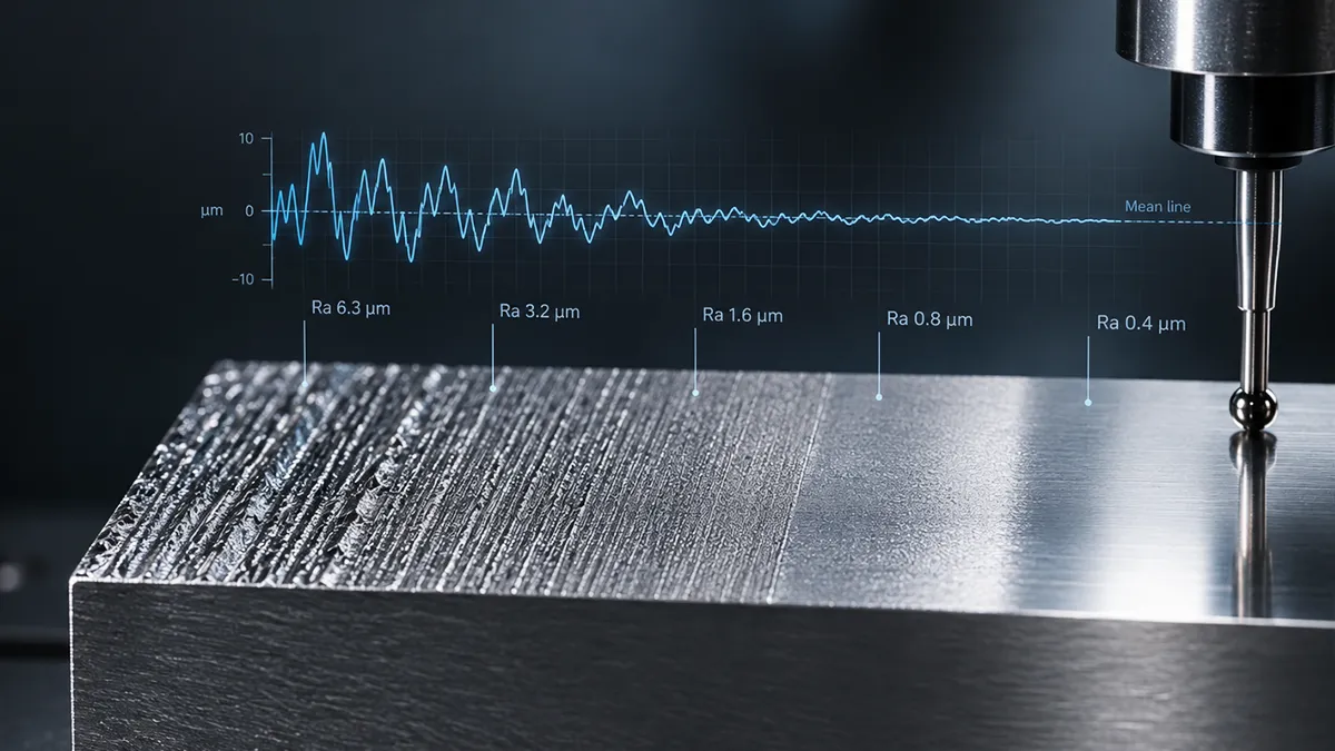 Surface Roughness and Ra Values in machining