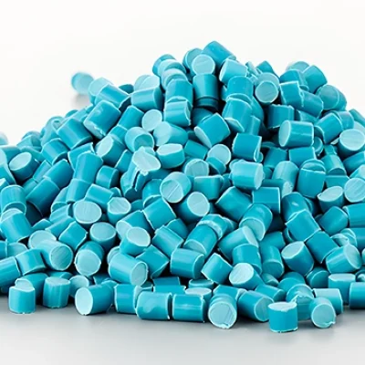 High-gloss pvc pellet injection molding material